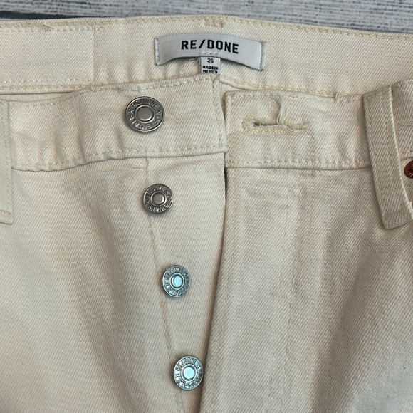 NEW Re/Done 70s Stove Pipe High Rise Straight Ankle Jeans - size 26
Waist: 14” - Picture 7 of 8